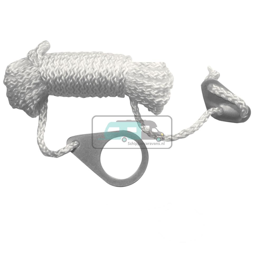 [OCS_A0029761] Campking Scheerlijn Driegatsspanner en Scheerlijnverbinder 4m 4st