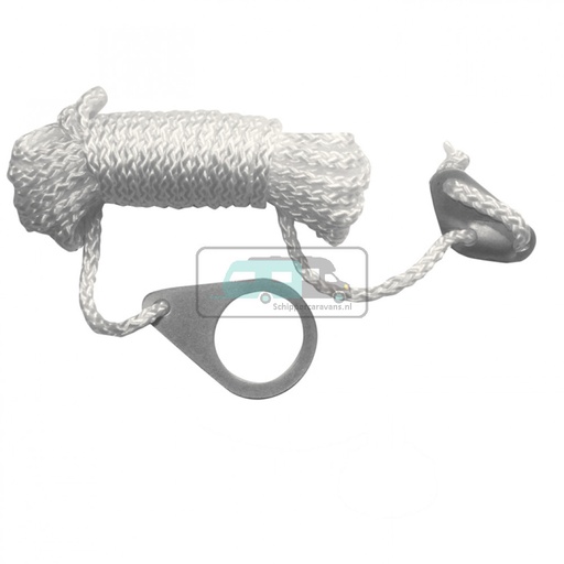 [OCS_96463440] Campking Scheerlijn Driegatsspanner en Scheerlijnverbinder 4m 4st