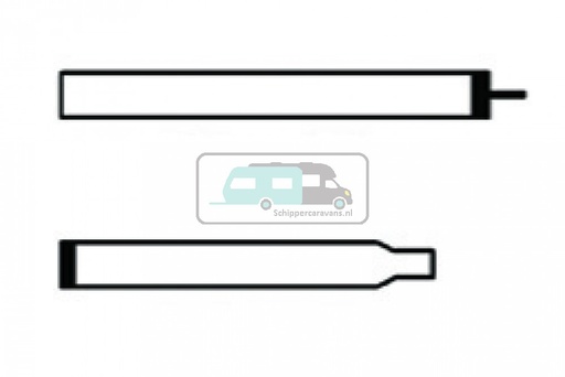 [OCS_96940160] Campking car. Voortentstok 22/19 mm 110-200 cm