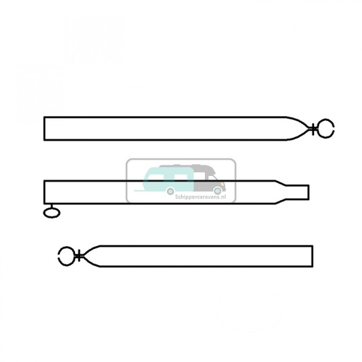 [OCS_96948060] Campking Verandastang 22/19mm 170-250cm Premium