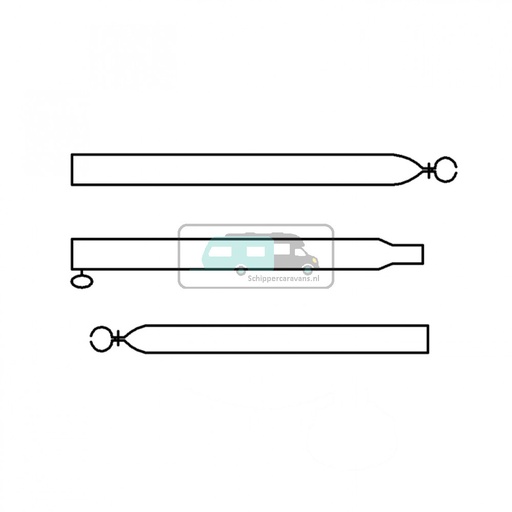 [OCS_96948160] Campking Verandastang 22/19 mm 120-200cm Premium