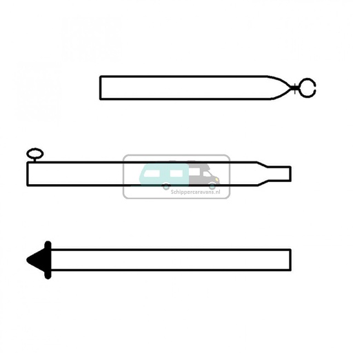 [OCS_96970260] Campking Stormstok 25/22mm 170-250cm Premium