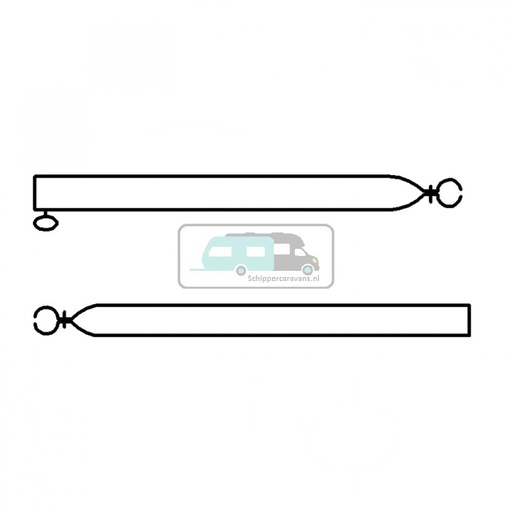 [OCS_96973446] Campking Spanstok 22/19mm 70-120cm Basic