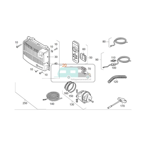 [OCS_460020-00145] Truma XT/XT L Besturingskast