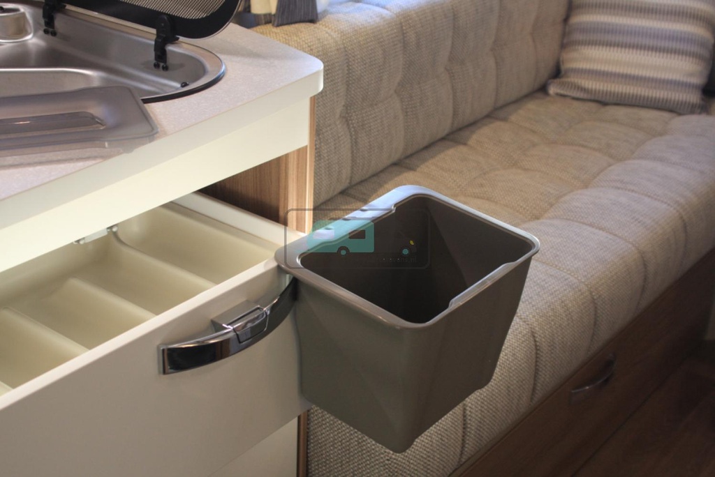 [OCS_A0033493] Afvalemmer Inbouw 5L Grijs