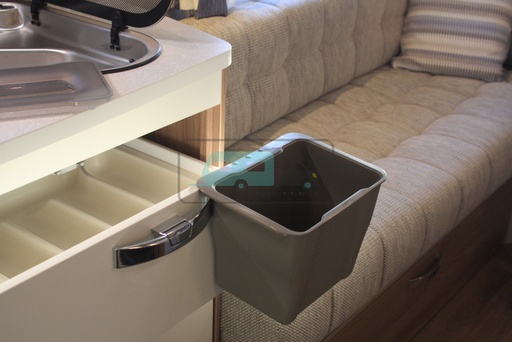 [OCS_A0033493] Afvalemmer Inbouw 5L Grijs