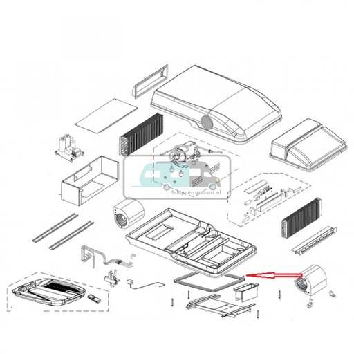 [OCS_0115305] Telair Silent 7300H/7400H round rubber gasket