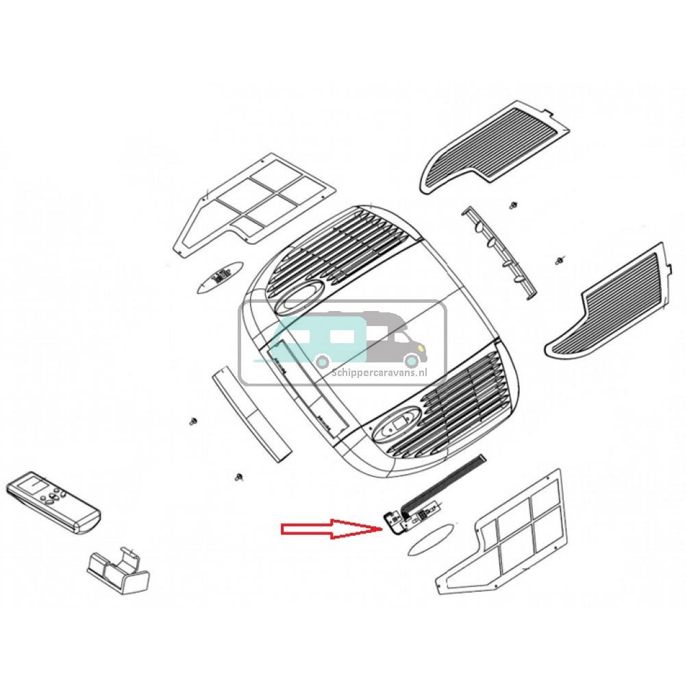 [OCS_A9903118] Telair Silent Ontvanger voor Afstandsbediening 7400H/8400H