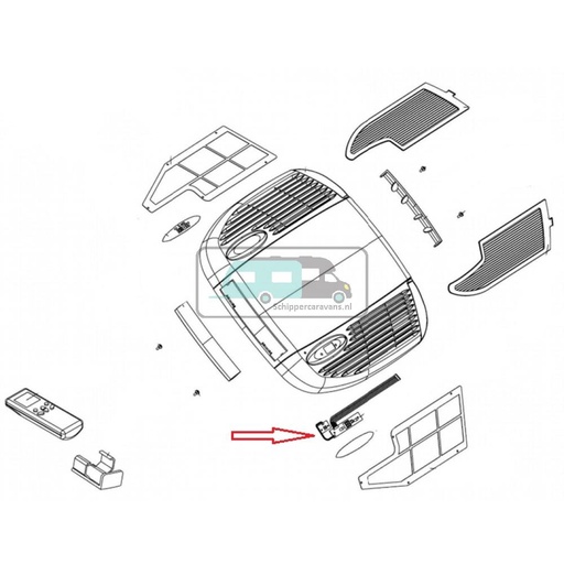 [OCS_A9903118] Telair Silent Ontvanger voor Afstandsbediening 7400H/8400H