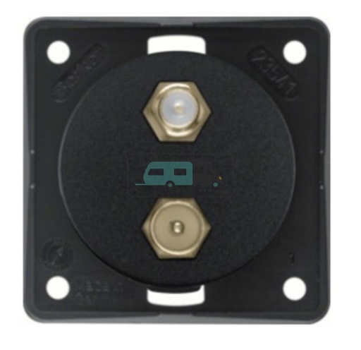 [OCS_A0032334L] Berker Contactdoos TV + SAT Inbouw Zwart Mat