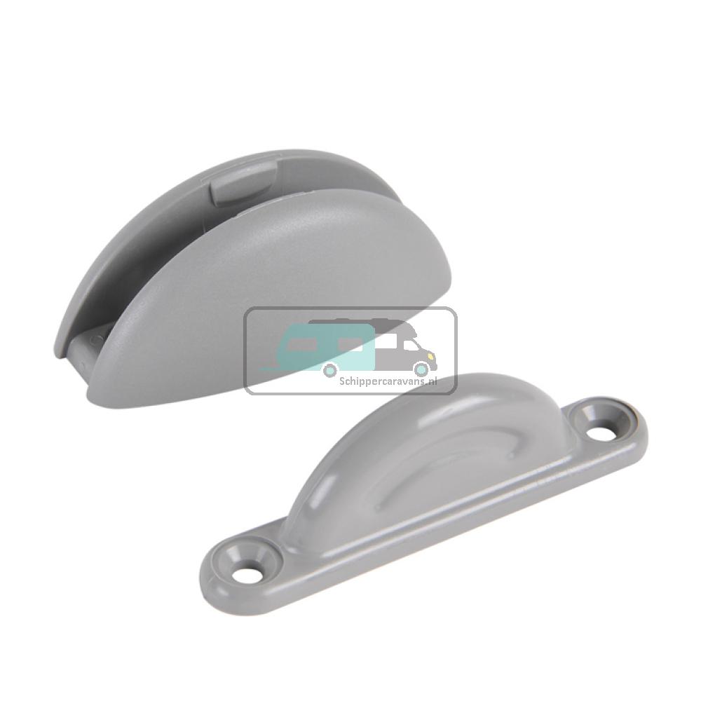 [OCS_A0033317L] Deurvanger Plopp 2-delig Grijs