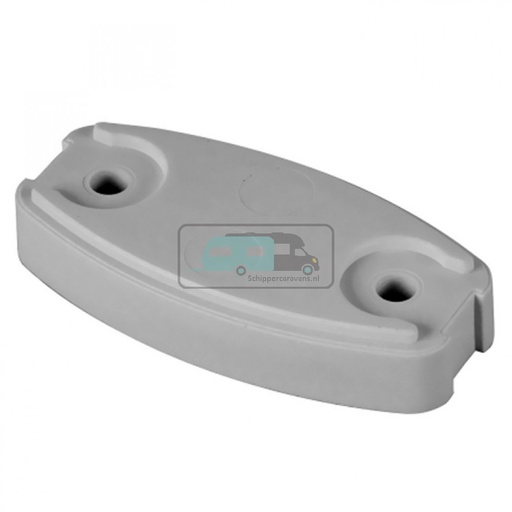 [OCS_0404033B] Deurvanger Onderlegplaat Plopp Grijs