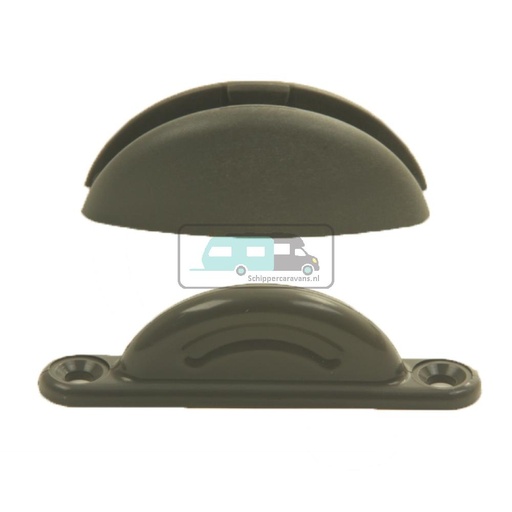 [OCS_A0033319L] Deurvanger Plopp 2-delig Donkergrijs