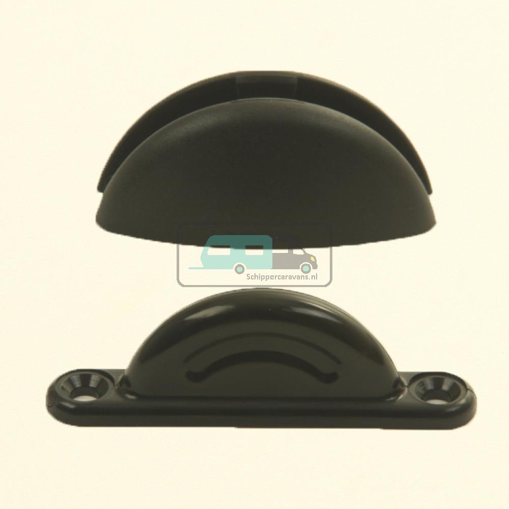 [OCS_A0033316L] Deurvanger Plopp 2-delig Zwart