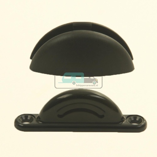 [OCS_A0033316L] Deurvanger Plopp 2-delig Zwart