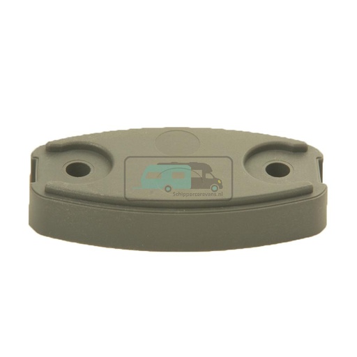 [OCS_0404037B] Deurvanger Onderlegplaat Plopp Donkergrijs