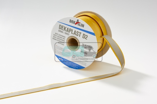 [OCS_1120061] Dekalin Dekaplast D2 Butyl Afdichtband 20x2mm 26mtr.