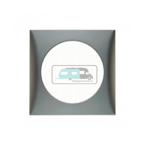 [OCS_A0032283L] Berker Afdekraam Flow 1-Vaks Chroom Hoogglans