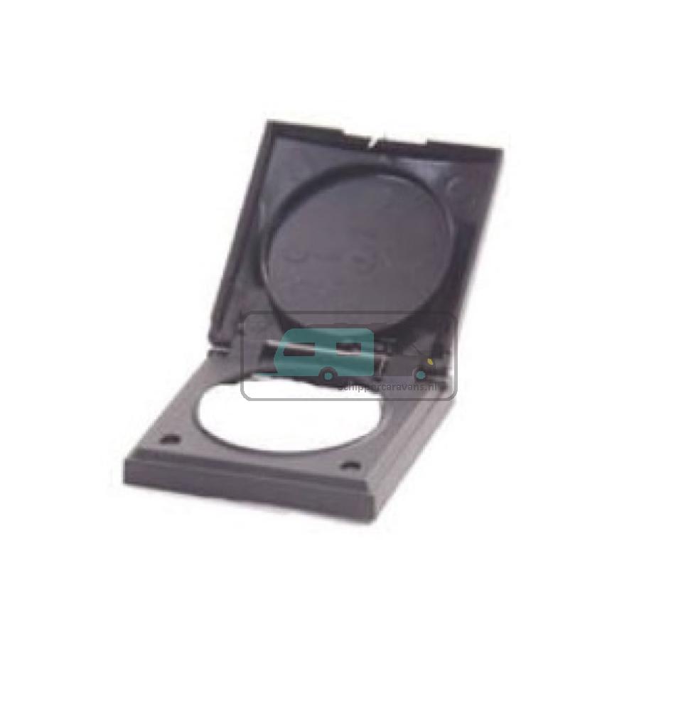 [OCS_A0032287L] Berker Afdekraam Flow/Pure 1-Vaks met Klep Antraciet Mat