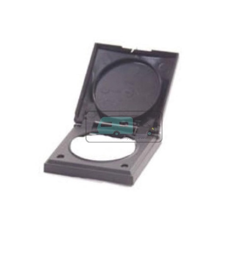 [OCS_A0032287L] Berker Afdekraam Flow/Pure 1-Vaks met Klep Antraciet Mat