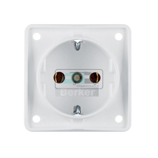 [OCS_1144024B] Berker Contactdoos 230V Inbouw Wit