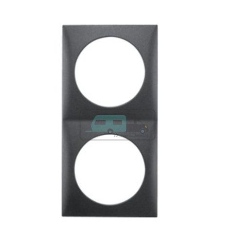 [OCS_1144115B] Berker Afdekraam Flow 2-Vaks Antraciet Mat