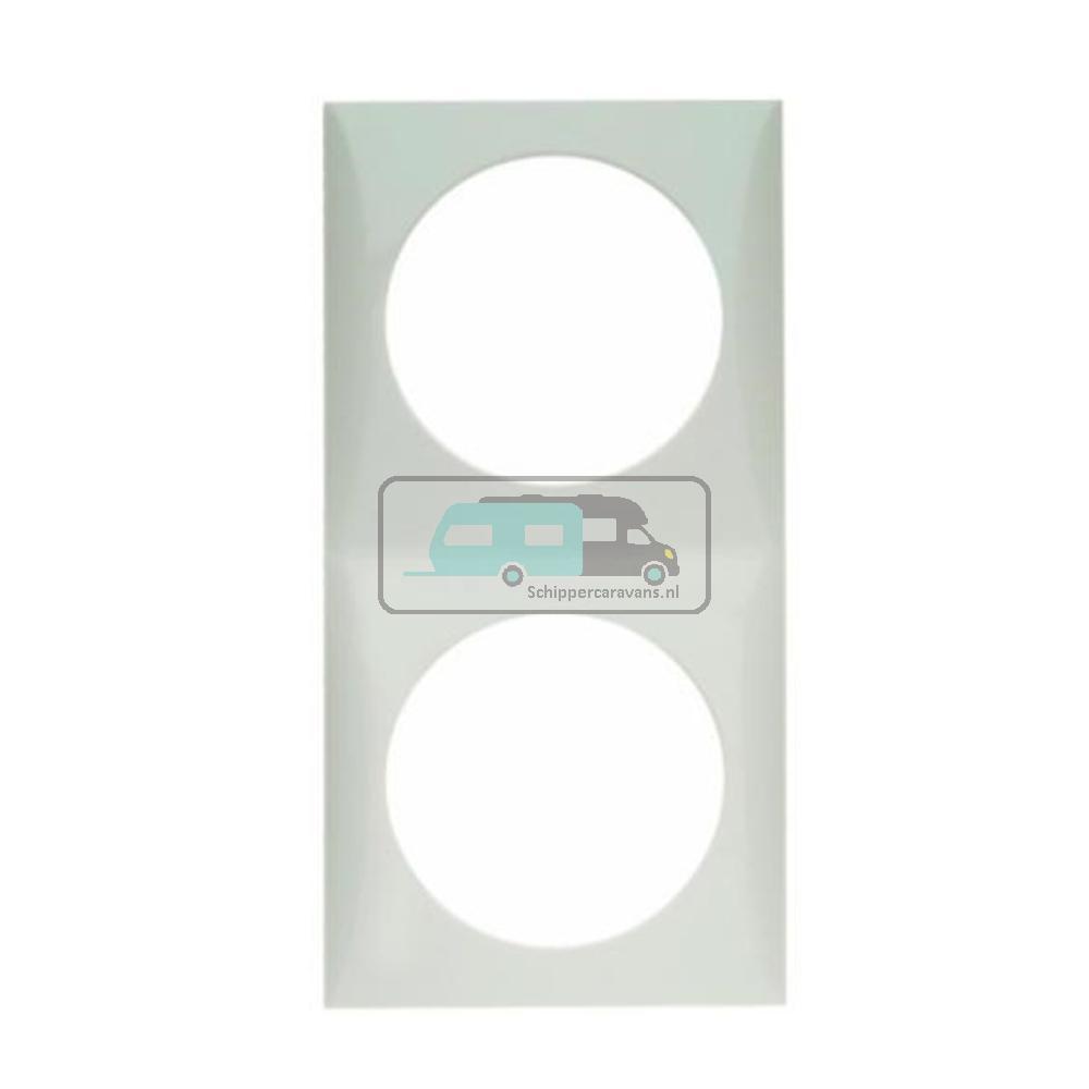 [OCS_A0032278L] Berker Afdekraam Flow 2-Vaks Chroom Mat