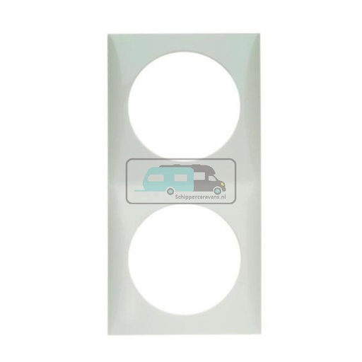 [OCS_A0032278L] Berker Afdekraam Flow 2-Vaks Chroom Mat