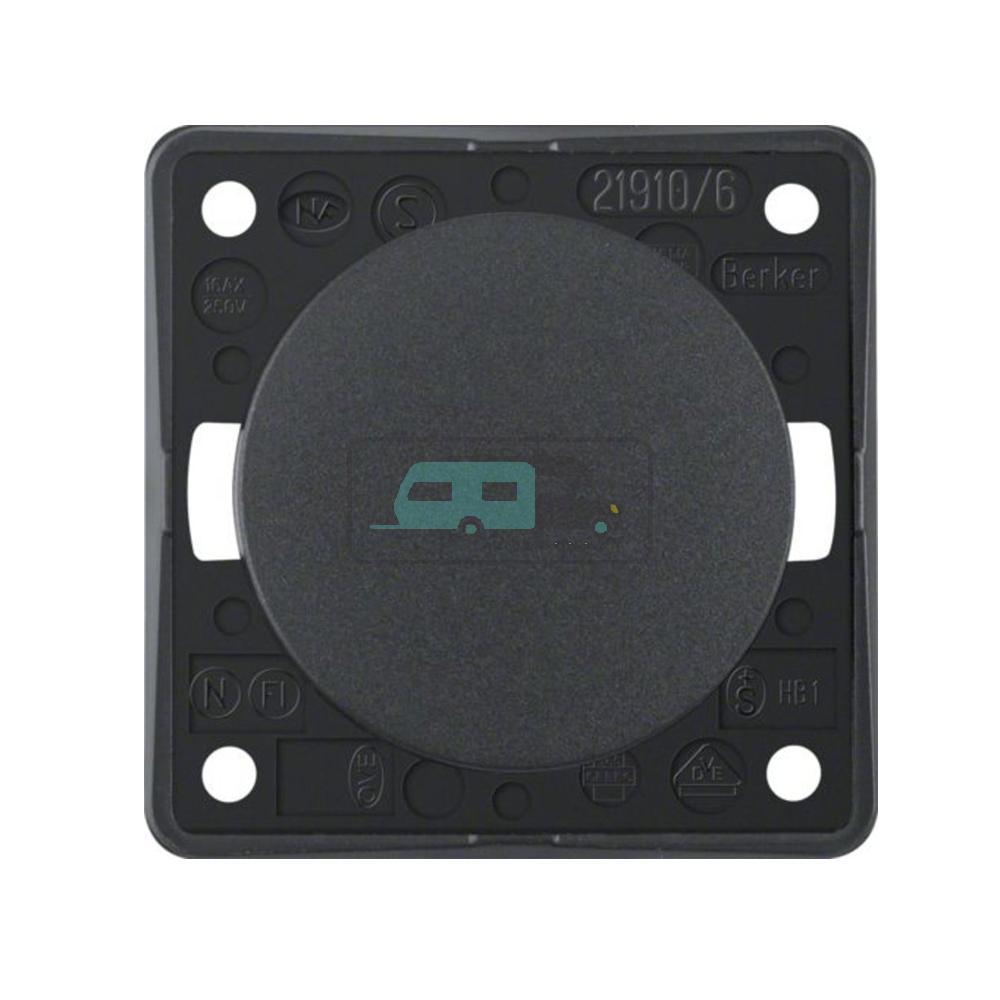 [OCS_A0032320L] Berker Impulsschakelaar Flow/Pure Inbouw Antraciet Mat