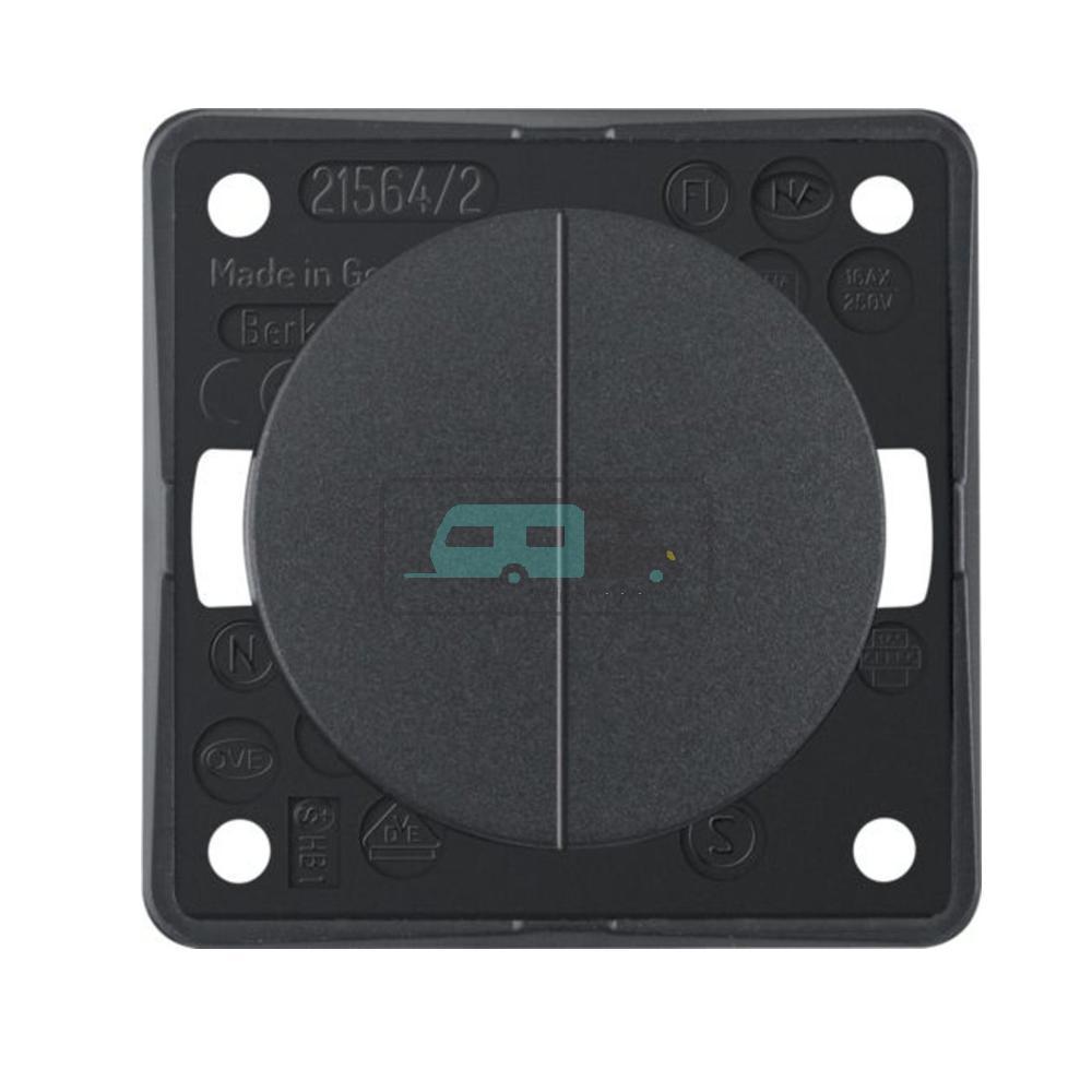 [OCS_A0032323L] Berker Impuls Serieschakelaar Flow/Pure Inbouw Antraciet Mat