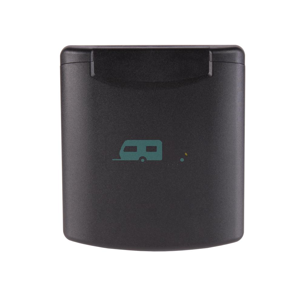 [OCS_A0027151L] Deksel Inbouwstekkerdoos Design 2014 Zwart