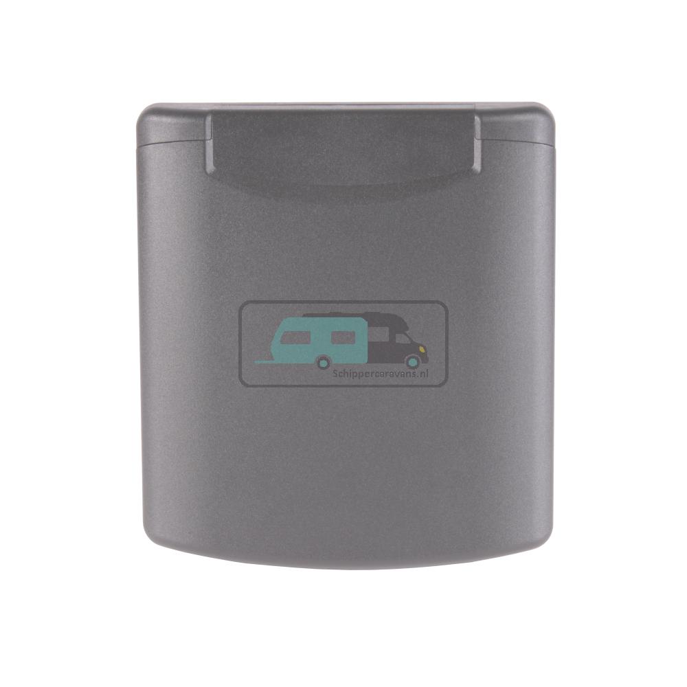 [OCS_A0033570L] Deksel Inbouwstekkerdoos Design 2014 Antraciet