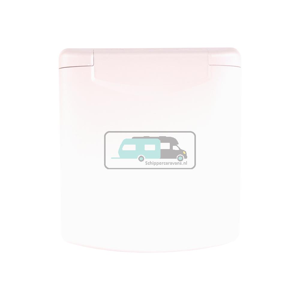 [OCS_A0033567L] Deksel Inbouwstekkerdoos Design 2014 Fiat Bianco 210