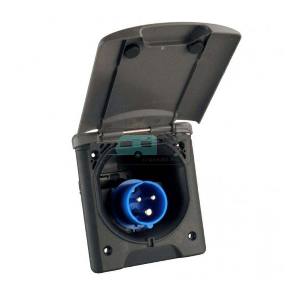 [OCS_A0001543L] Inbouwstekkerdoos CEE Design 2014 Zwart