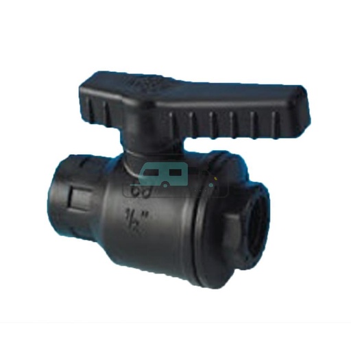 [OCS_A0033436L] Aftapkraan zwart 20mm slangverbinding