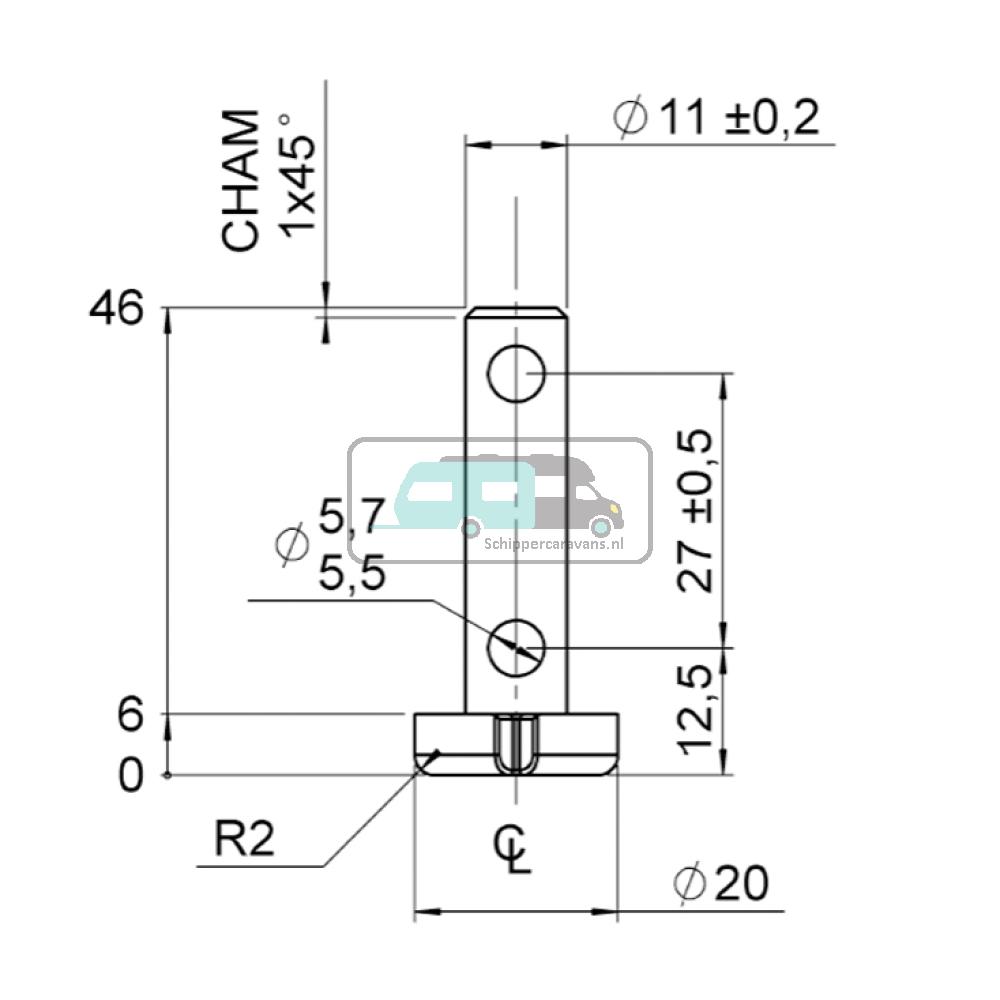 [OCS_A0034044] AL-KO Ansatzbuschse Reservewielbeugel
