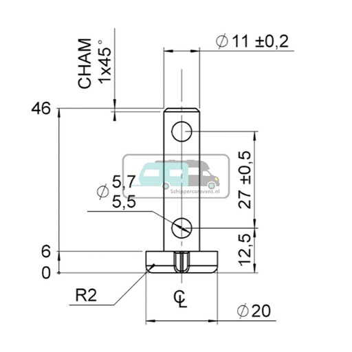 [OCS_A0034044] AL-KO Ansatzbuschse Reservewielbeugel