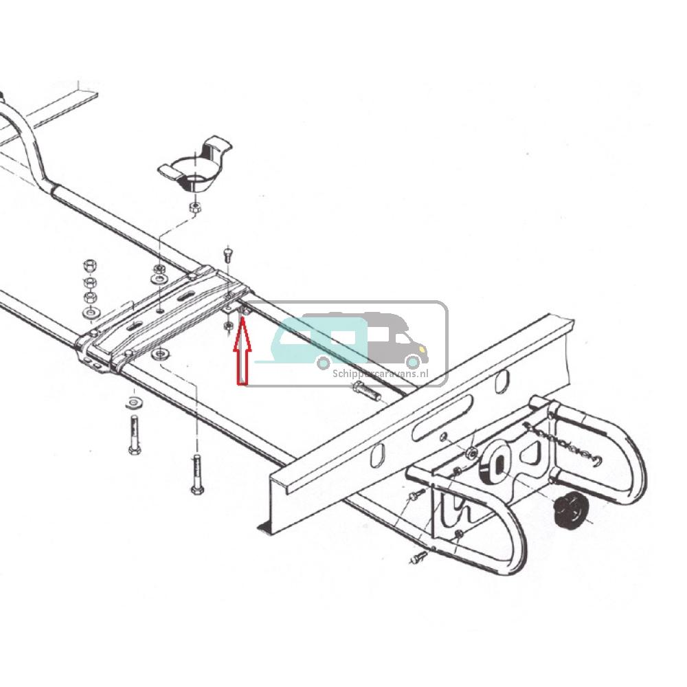 [OCS_A0034097] AL-KO Reservewielhouder Klemschaal